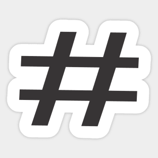 Hashtag Sticker